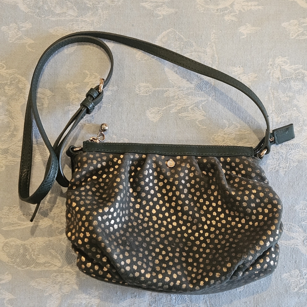Women's Lauren Conrad Green & Gold Crossbody Bag Purse